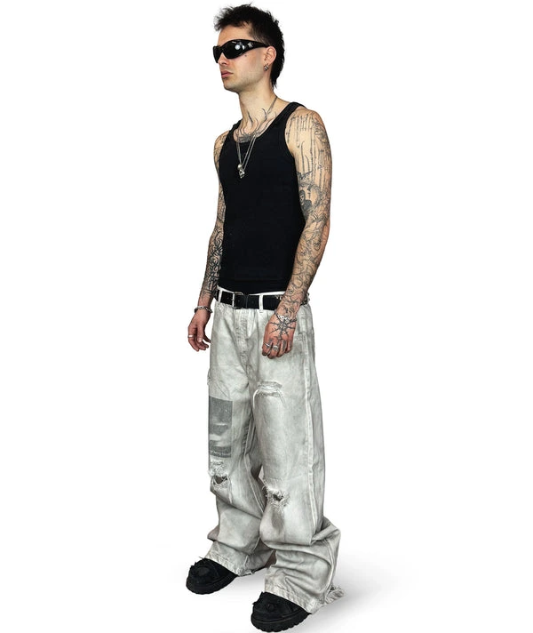 ASHTRAY PANTS - DIRT WHITE | UNISEX - Image 4