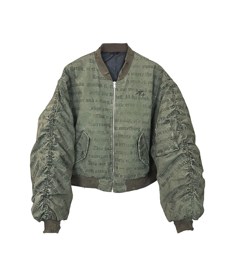 DEMIGOD - HEAVY COTTON BOMBER JACKET | UNISEX