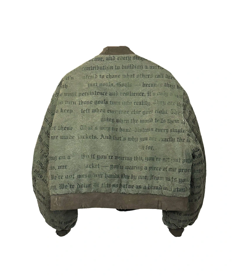 DEMIGOD - HEAVY COTTON BOMBER JACKET | UNISEX - Image 2