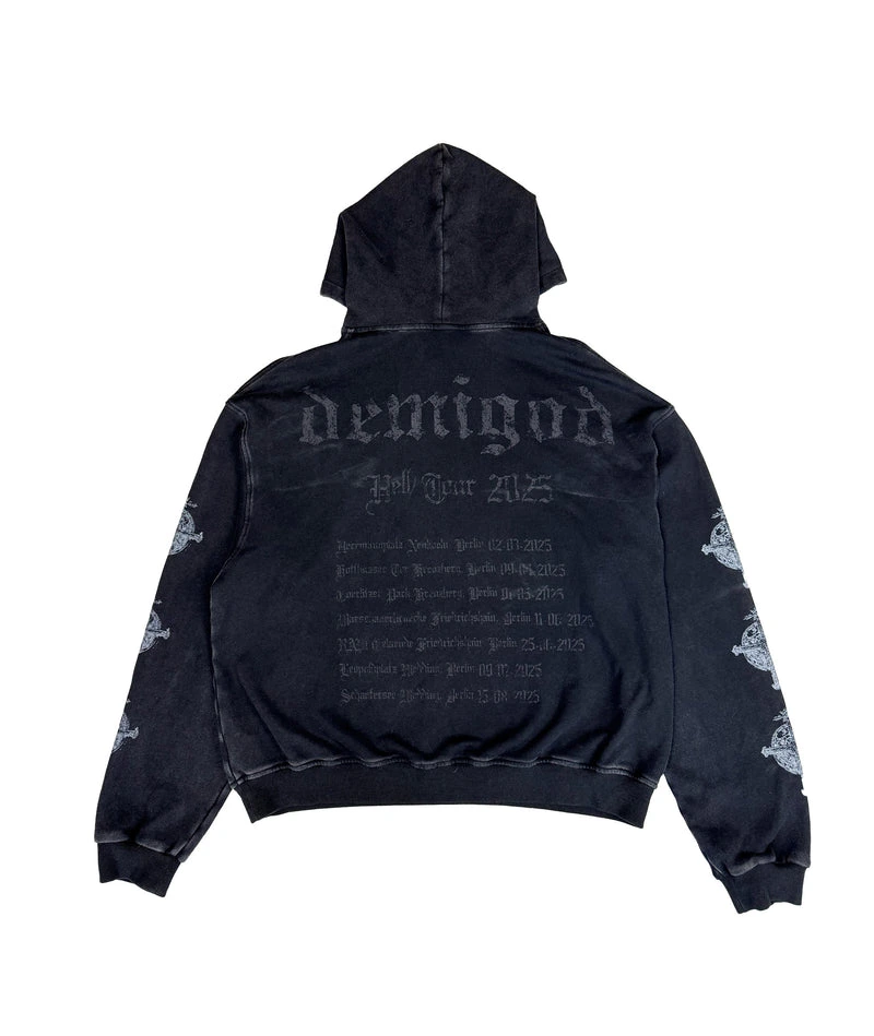 DEMIGOD - OVERSIZED HOODIE (WASHED) | UNISEX - Image 2