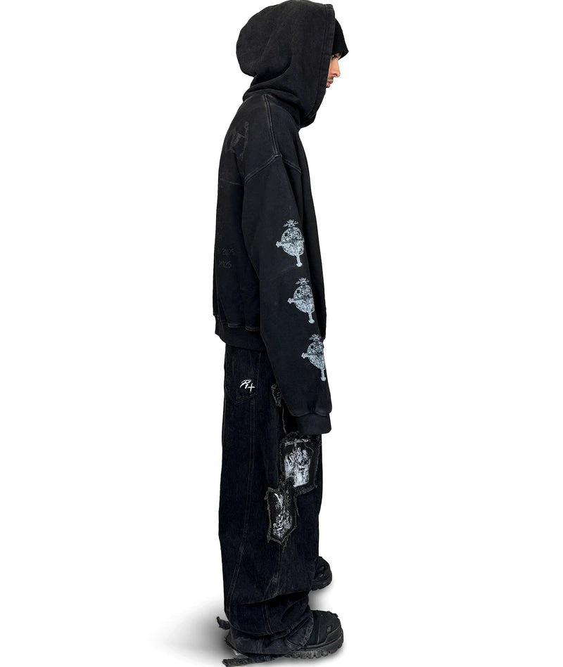 DEMIGOD - OVERSIZED HOODIE (WASHED) | UNISEX - Image 4