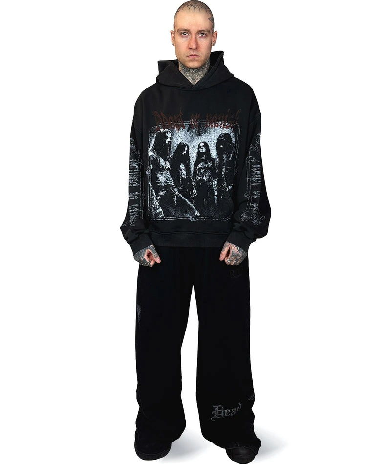 ADAPT OR VANISH - OVERSIZED HOODIE (WASHED) | UNISEX - Image 3
