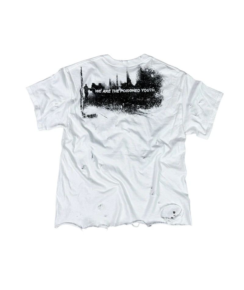 POISONED YOUTH - DISTRESSED T-SHIRT | UNISEX - Image 2