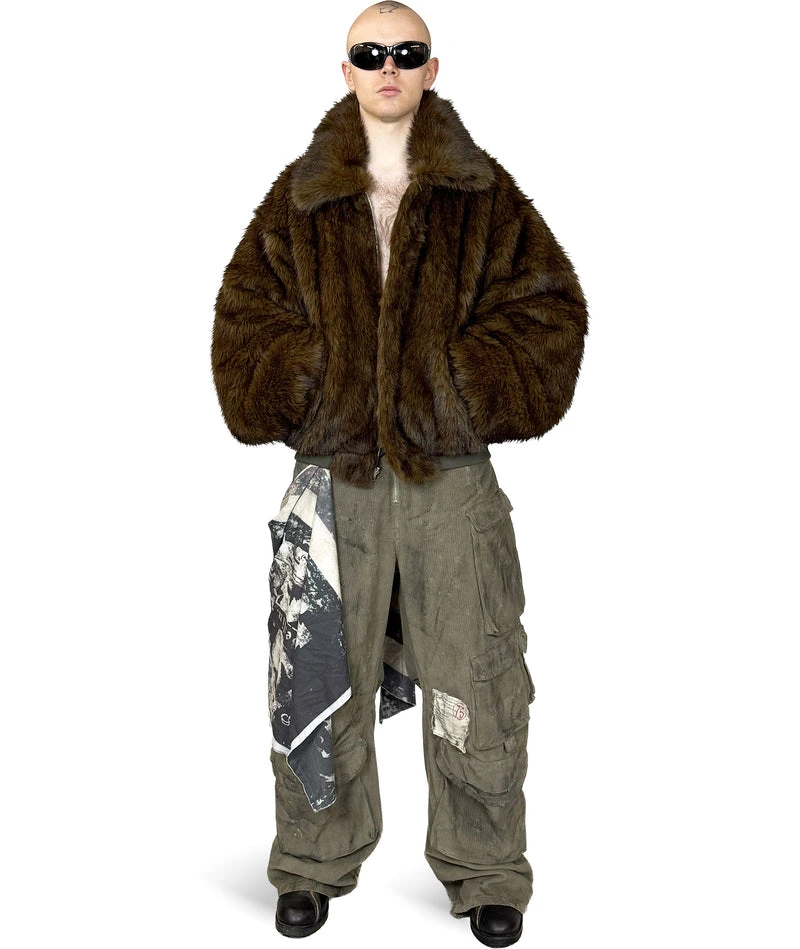 REVERSIBLE GRIZZLY BOMBER JACKET | UNISEX - Image 3