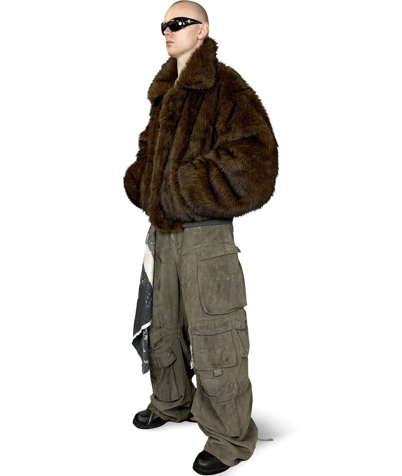 REVERSIBLE GRIZZLY BOMBER JACKET | UNISEX - Image 4