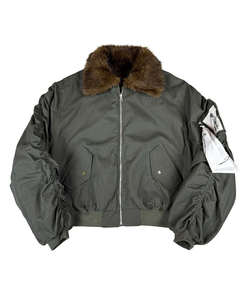 REVERSIBLE GRIZZLY BOMBER JACKET | UNISEX - Image 2