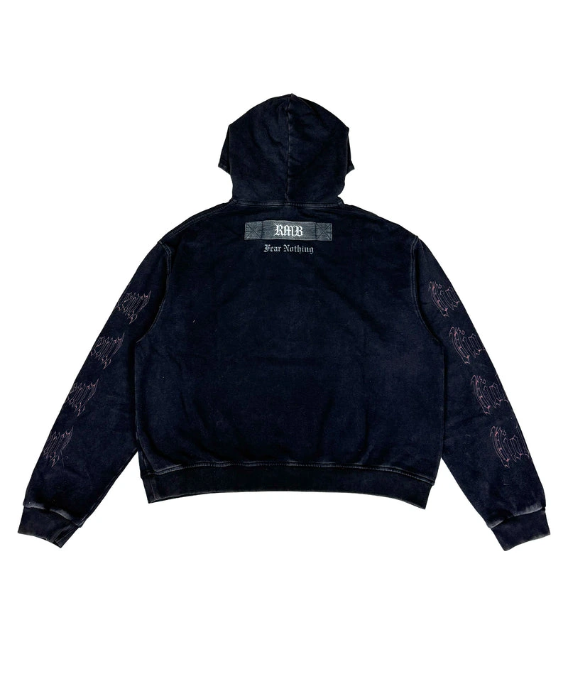 FEAR NOTHING - OVERSIZED HOODIE (WASHED) | UNISEX - Image 2