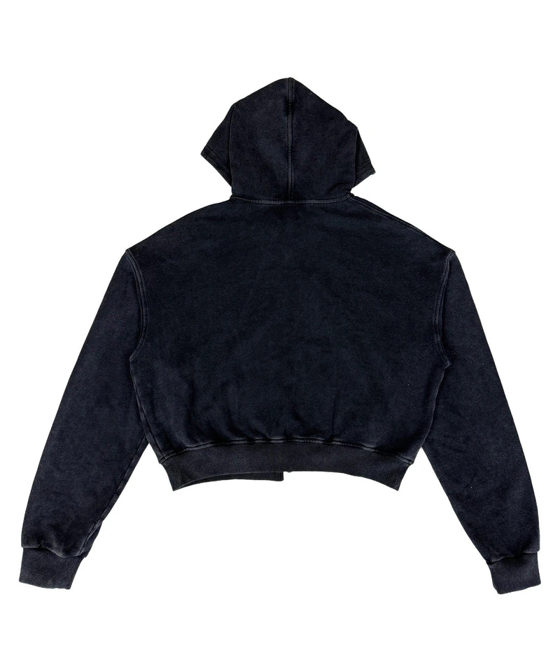 VIOLENCE - OVERSIZED ZIP-HOODIE (WASHED) | UNISEX - Image 2