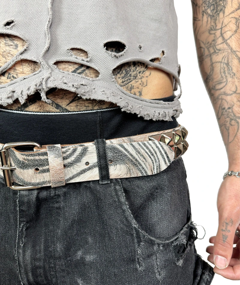 RMB - ZEBRA DOUBLE STUD BELT | UNISEX - Image 3