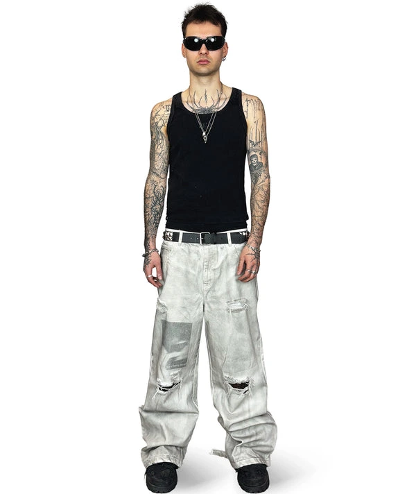 ASHTRAY PANTS - DIRT WHITE | UNISEX - Image 3